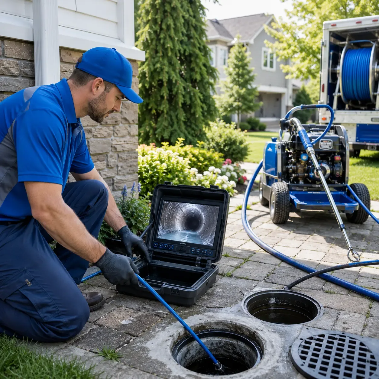 Outdoor drain cleaning professionals serving Oak Park, MI